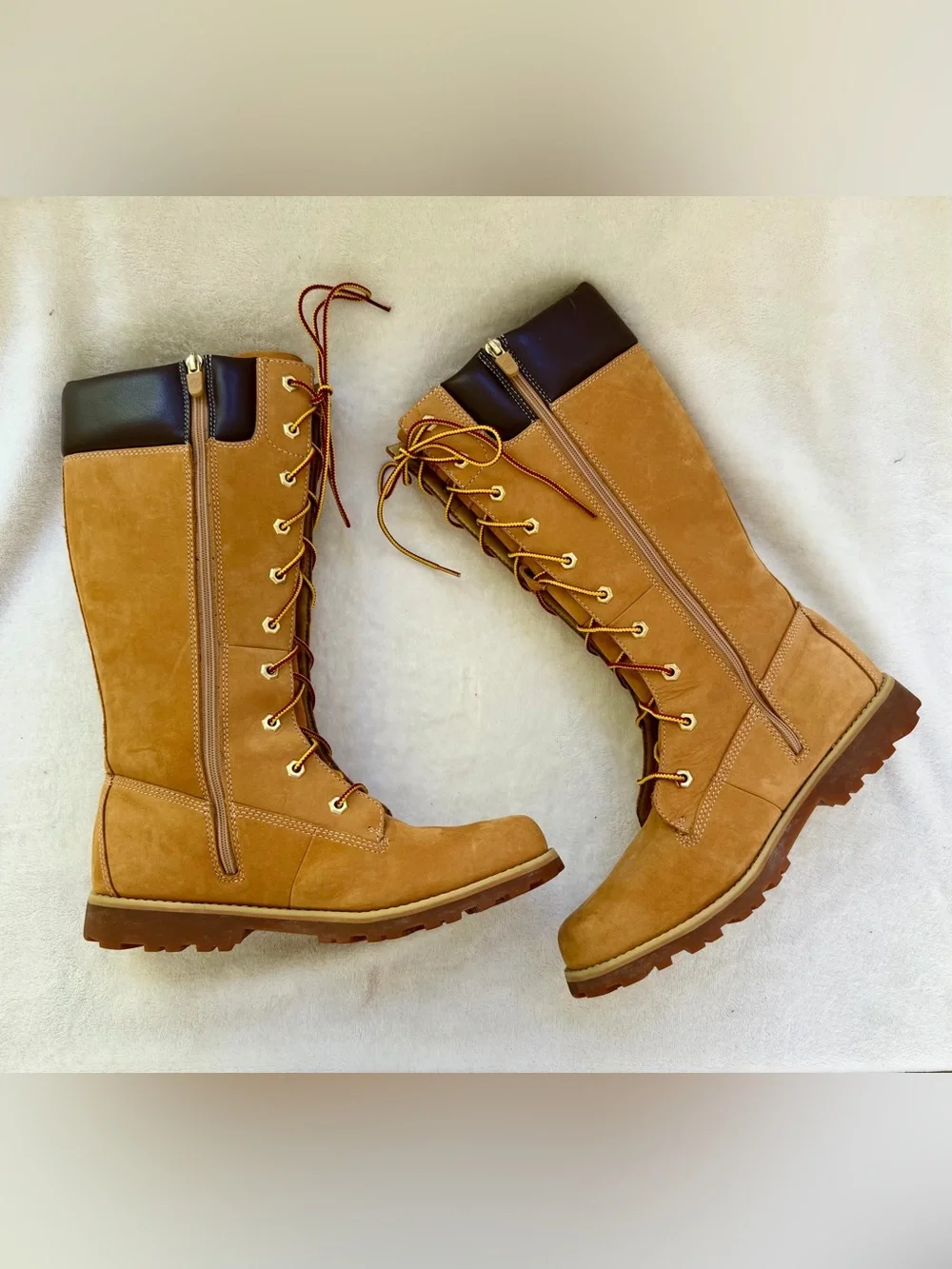 TIMBERLAND Premium Waterproof Calf High Boots Wheat Size Women’s 8.5-9